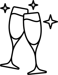 Demi-bouteille de champagne